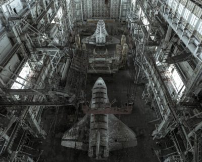 Les navettes spatiales abandonnées à Baïkonour