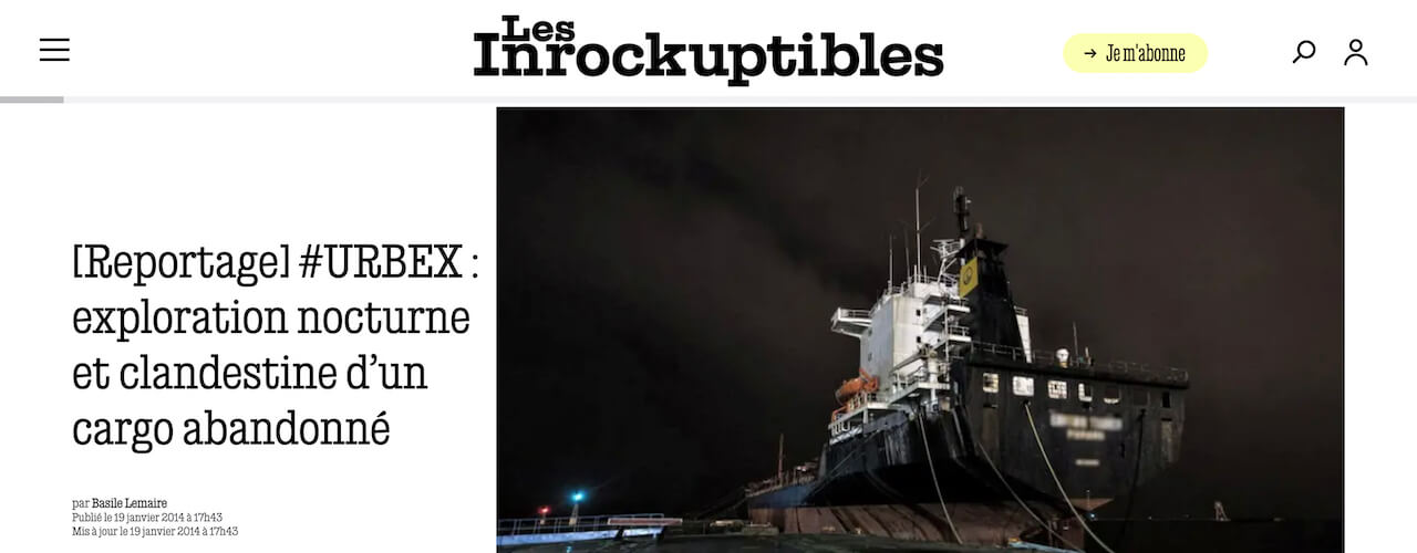 Urbex - Les Inrockuptibles